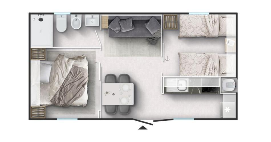 Hotel Park E Mobil Home Sottomarina Exteriör bild